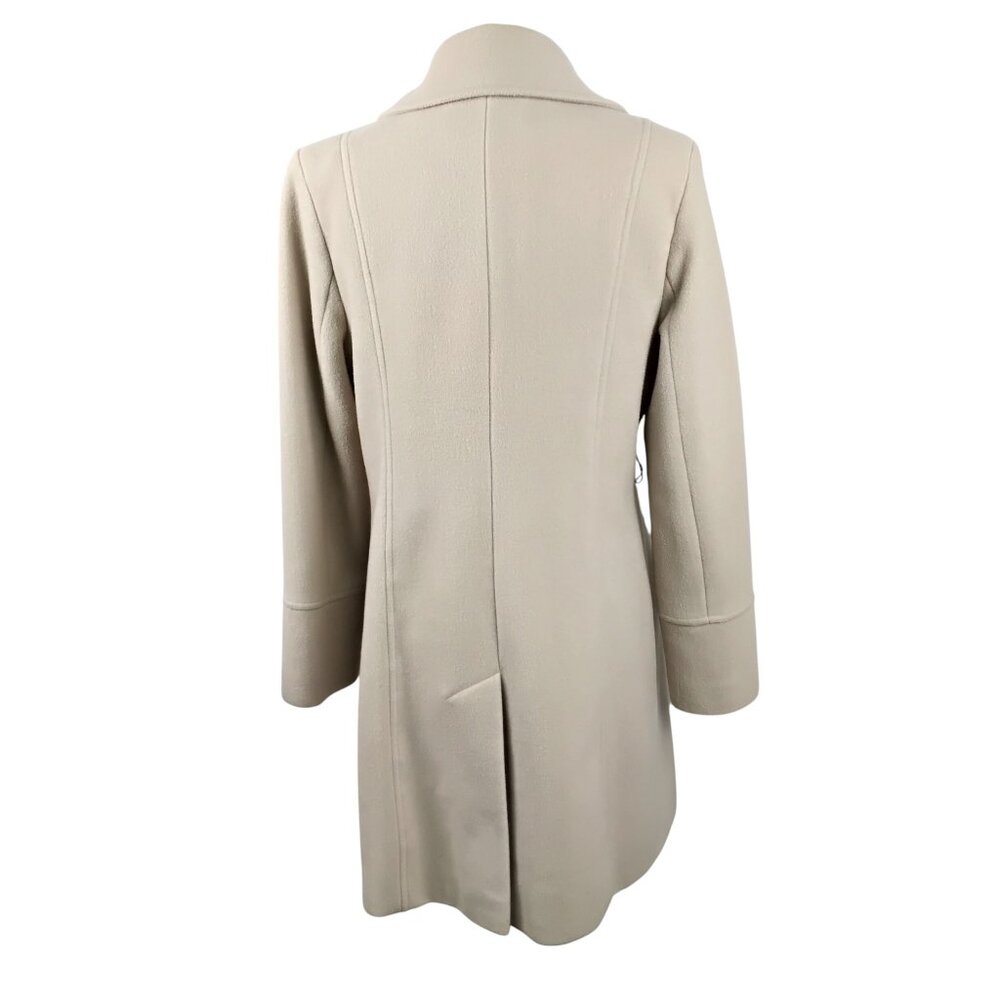 Gorgeous Light Taupe Wool Dress Coat by Larry Levine - Picture 3 of 6